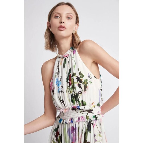 BNWT Aje Introspect High Neck Midi Dress - Size AU 4 / US 0 - Picture 2 of 14